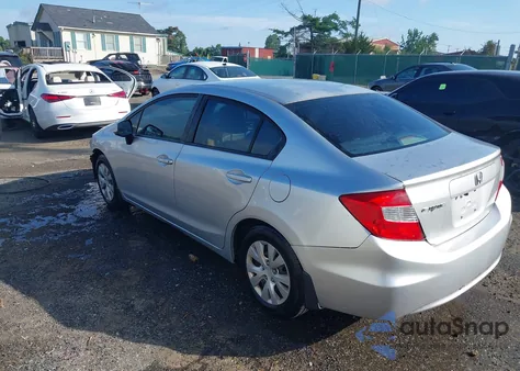 2012 Honda Civic Lx from USA, damaged, VIN 2HGFB2F59CH309020